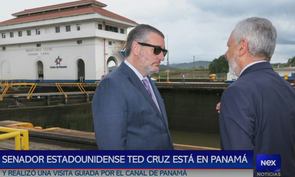 Senador Ted Cruz realizó un visita guiada al Canal de Panamá