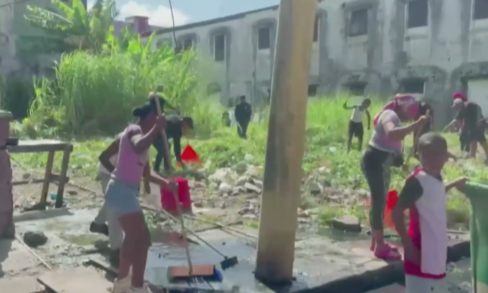 Jóvenes recuperan espacio abandonado en calle 9 de Colón