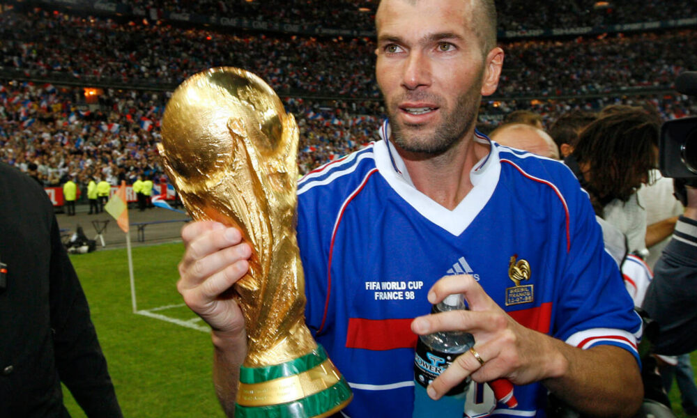 La historia mundialista de Zinedine Zidane